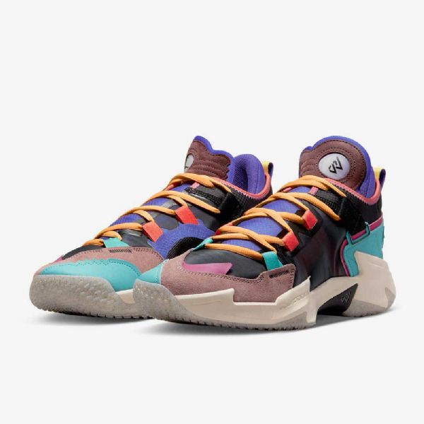 Nike Air Jordan Miksi Ei Koripallokengät Miehille Musta Oranssi