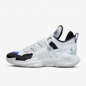 Nike Air Jordan Miksi Ei Koripallokengät Miehille Valkoinen Musta Sininen
