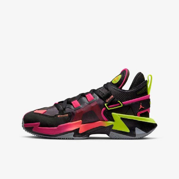 Nike Air Jordan Why Not .5 Koripallokengät Lapsille Musta Harmaa Mango