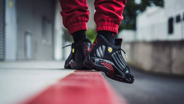 Nike Air Jordan 14 Last Shot Kengät Miehille Musta