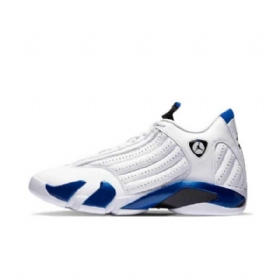 Nike Air Jordan 14 Retro Hyper Royal Kengät Miehille Valkoiset