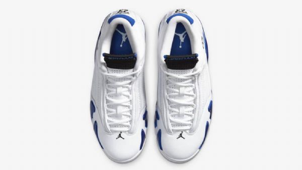Nike Air Jordan 14 Retro Hyper Royal Kengät Miehille Valkoiset
