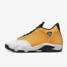 Nike Air Jordan 14 Retro-kengät Miehille Keltainen Valkoinen Musta