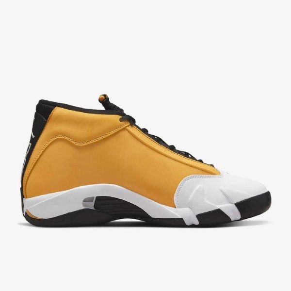 Nike Air Jordan 14 Retro-kengät Miehille Keltainen Valkoinen Musta