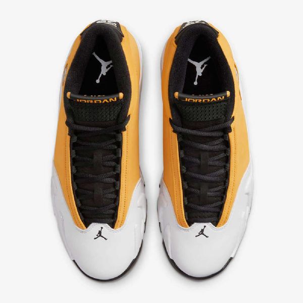 Nike Air Jordan 14 Retro-kengät Miehille Keltainen Valkoinen Musta