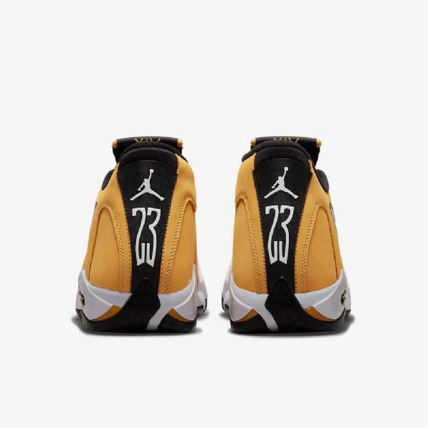 Nike Air Jordan 14 Retro-kengät Miehille Keltainen Valkoinen Musta