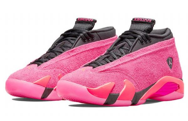 Nike Air Jordan 14 Retro Matalat Topit Koripallokengät Naisille Pinkki