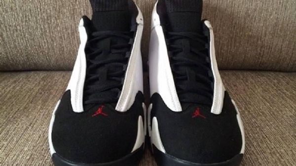 Nike Air Jordan 14 Retro Toe Kengät Miehille Valkoinen Musta