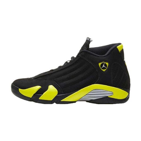 Nike Air Jordan 14 Thunder Vibrant Kengät Miehille Keltainen Musta
