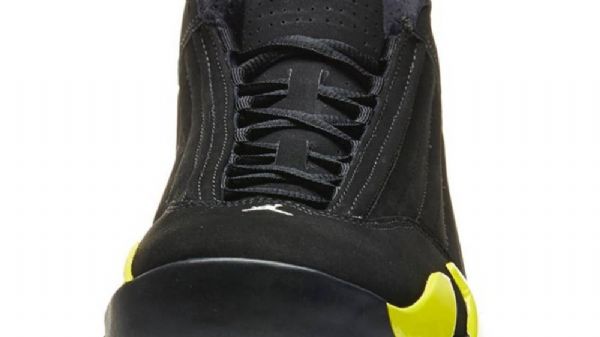 Nike Air Jordan 14 Thunder Vibrant Kengät Miehille Keltainen Musta