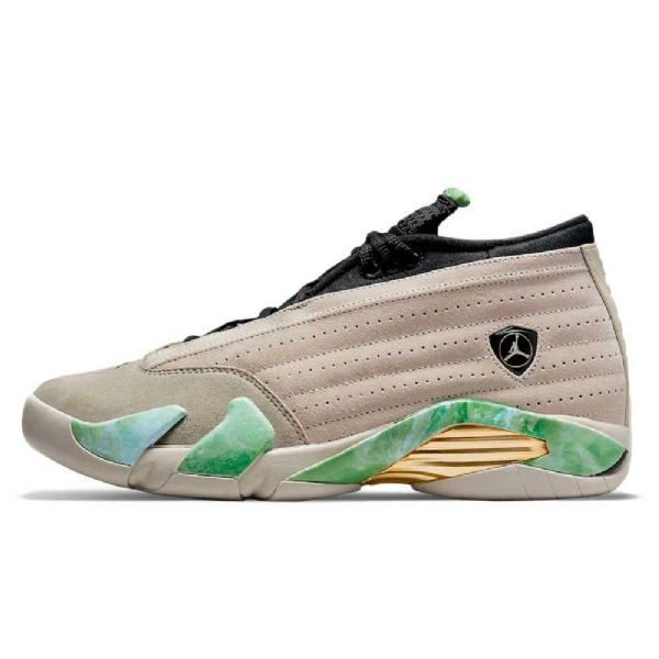 Nike Aleali May Air Jordan 14 Matalat Hiekkakengät Naisille Vaalea Khaki