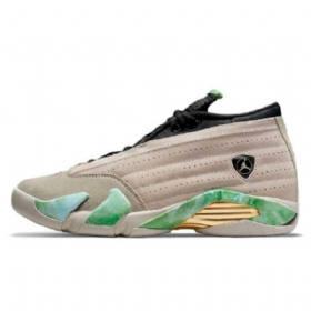 Nike Aleali May Air Jordan 14 Matalat Hiekkakengät Naisille Vaalea Khaki
