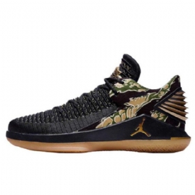 Nike Air Jordan 32 Matalat Kengät Miehille Musta Kulta
