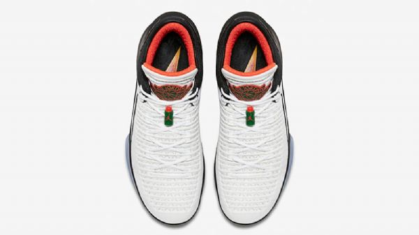 Nike Air Jordan 32 Matalat Topit Gatorade Like Mike Kengät Miehille Valkoinen Musta