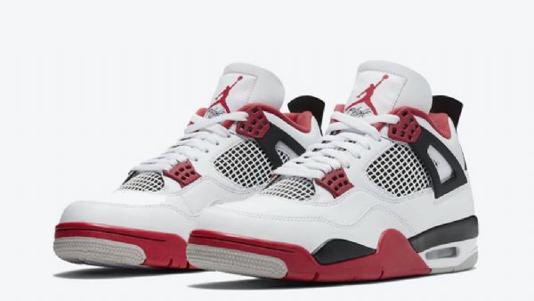 Nike Air Jordan 4 Fire Kengät Miehille Punainen