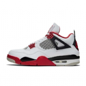 Nike Air Jordan 4 Fire-kengät Naisille Punainen