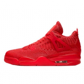 Nike Air Jordan 4 Flyknit Kengät Miehille Punainen
