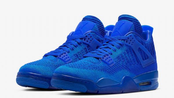 Nike Air Jordan 4 Flyknit Royal Kengät Miehille Sininen
