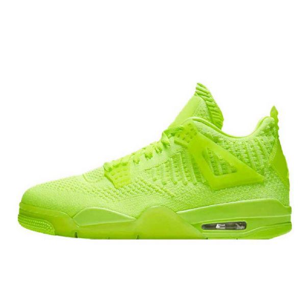 Nike Air Jordan 4 Flyknit Volt Kengät Miehille Vihreät