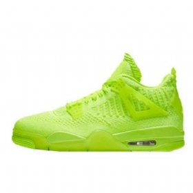 Nike Air Jordan 4 Flyknit Volt Kengät Miehille Vihreät