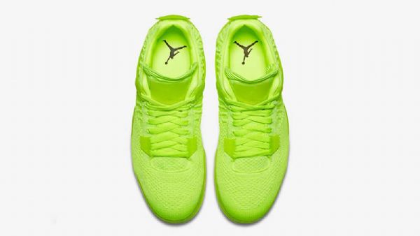 Nike Air Jordan 4 Flyknit Volt Kengät Miehille Vihreät