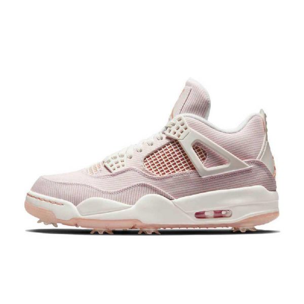 Nike Air Jordan 4 Golf Nrg Aprikoosiakaattikengät Naisille Vaaleanpunainen