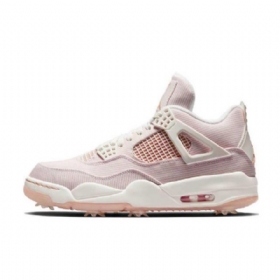 Nike Air Jordan 4 Golf Nrg Aprikoosiakaattikengät Naisille Vaaleanpunainen