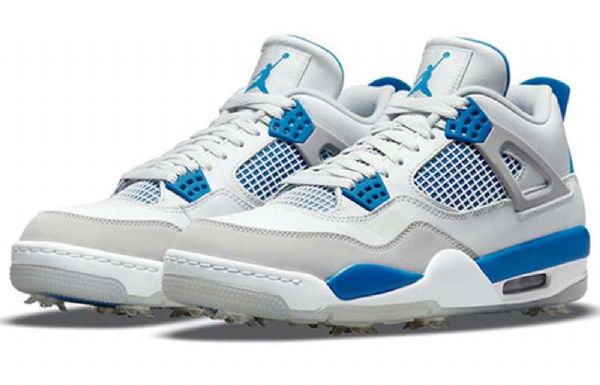 Nike Air Jordan 4 Golf Retro Koripallokengät Miehille Siniset