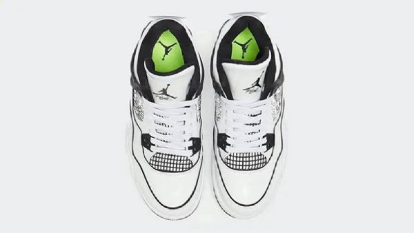 Nike Air Jordan 4 Gs Diy Kengät Miehille Valkoinen