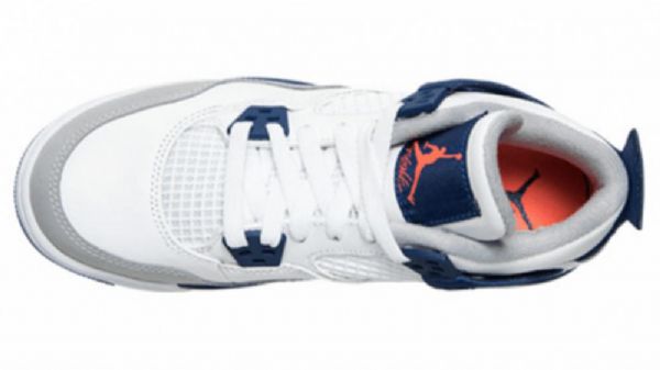 Nike Air Jordan 4 Gs Miesten Kengät Valkoinen Sininen