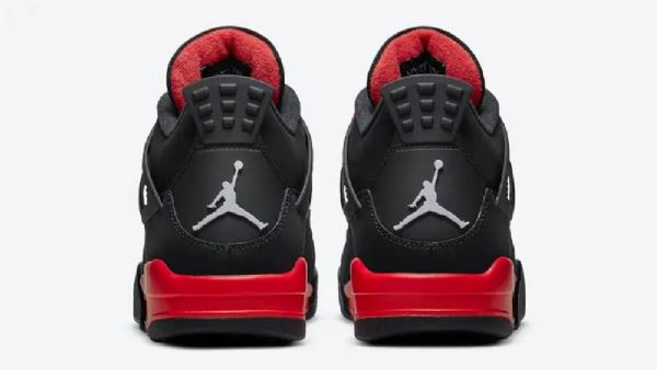 Nike Air Jordan 4 Gs Thunder Kengät Naisille Musta Punainen