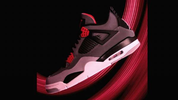 Nike Air Jordan 4 Infrapunakengät Miehille Harmaa