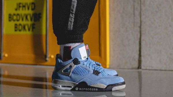 Nike Air Jordan 4 Kengät Naisille Sininen