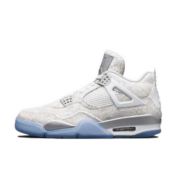 Nike Air Jordan 4 Laser Kengät Miehille Harmaa
