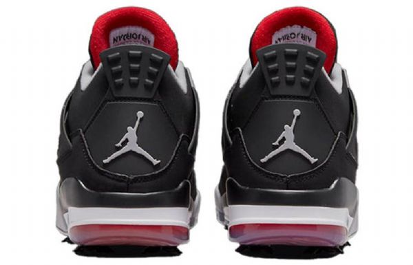 Nike Air Jordan 4 Miesten Golfkengät Musta Punainen