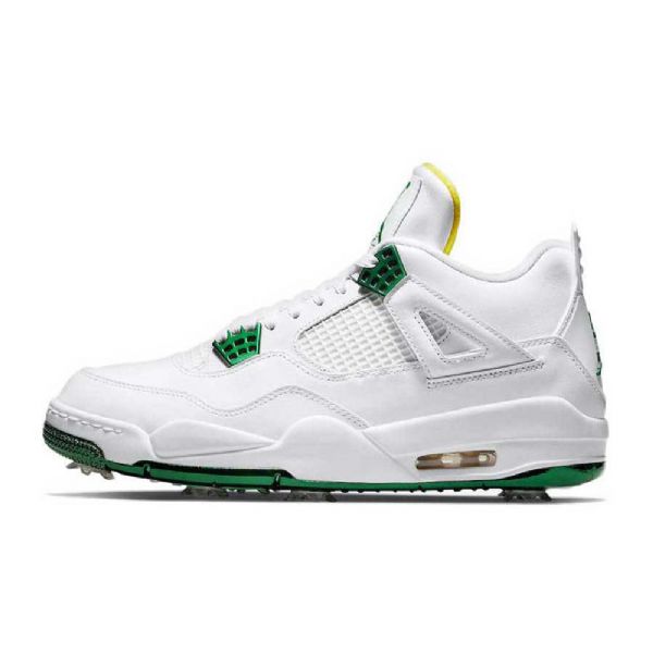 Nike Air Jordan 4 Miesten Golfkengät Vihreä Valkoinen