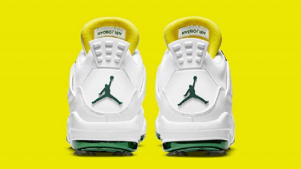Nike Air Jordan 4 Miesten Golfkengät Vihreä Valkoinen
