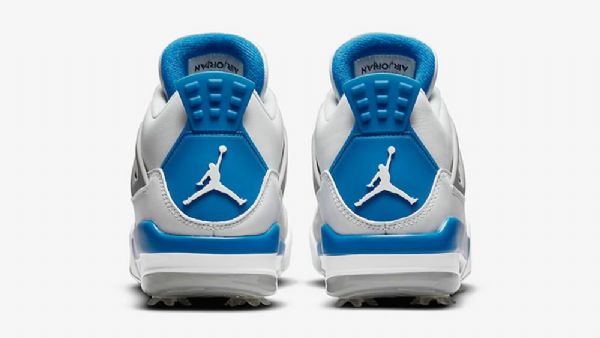 Nike Air Jordan 4 Military Golfkengät Miehille Siniset