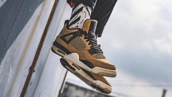 Nike Air Jordan 4 Mushroom Kengät Naisille Ruskea