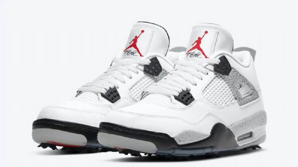 Nike Air Jordan 4 Naisten Golfkengät Valkoinen