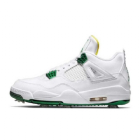 Nike Air Jordan 4 Naisten Golfkengät Vihreä Valkoinen