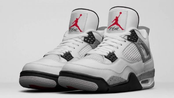 Nike Air Jordan 4 Og Kengät Miehille Valkoinen