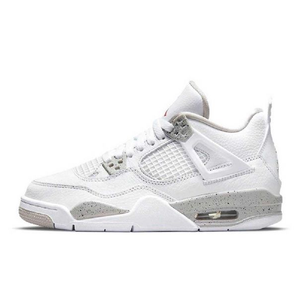 Nike Air Jordan 4 Oreo Kengät Miehille Valkoinen