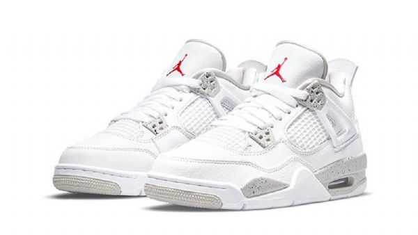 Nike Air Jordan 4 Oreo Kengät Naisille Valkoiset