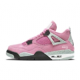 Nike Air Jordan 4 Pehmeät Kengät Naisille Vaaleanpunainen