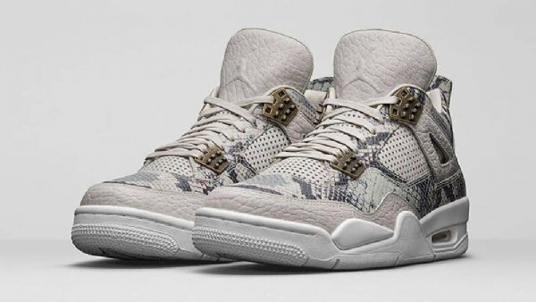 Nike Air Jordan 4 Premium Kengät Miehille Harmaa