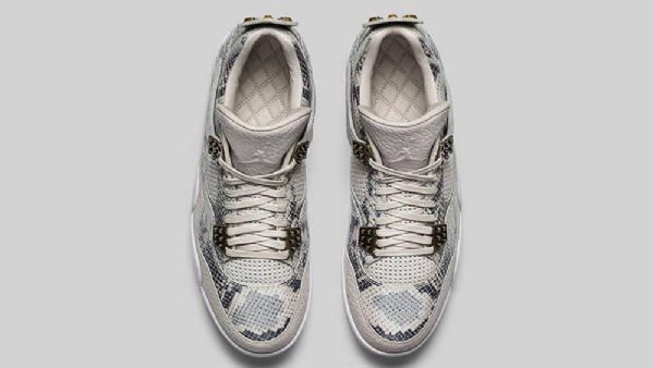 Nike Air Jordan 4 Premium Kengät Miehille Harmaa