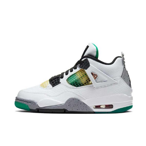 Nike Air Jordan 4 Rasta Kengät Miehille Valkoinen