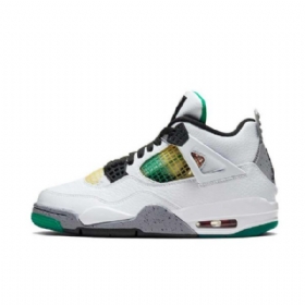 Nike Air Jordan 4 Rasta Kengät Miehille Valkoinen
