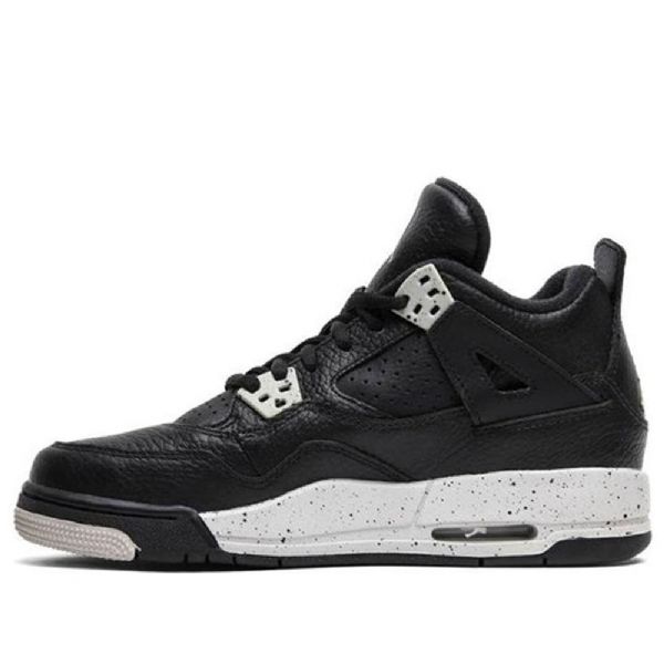 Nike Air Jordan 4 Retro Bg Koripallokengät Miehille Musta